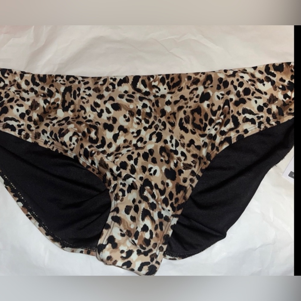 NWT, Time and Tru Animal Print Swim Bottom,                  Size 3X (24W-26W)